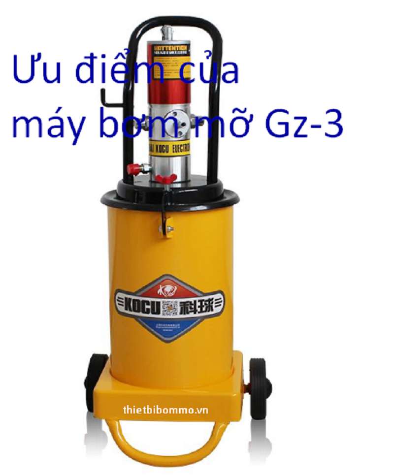 Ưu điểm Nổi Bật của Máy Bơm Mỡ GZ - 3