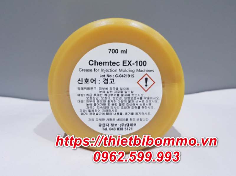 Mỡ bôi trơn Chemtec EX 100 Cùng 5 Tính năng nổi bật