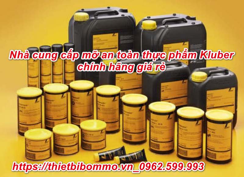 Ứng dụng nổi bật của Mỡ bôi trơn thực phẩm Kluber