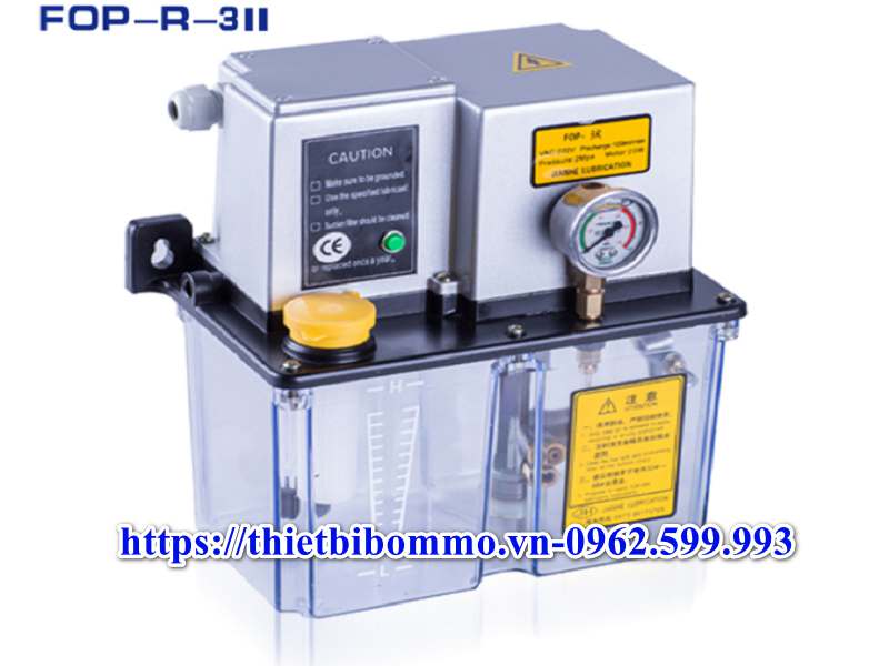 Máy bơm dầu điện FOP-D-3II máy bôi trơn cho ứng dụng dầu tập chung