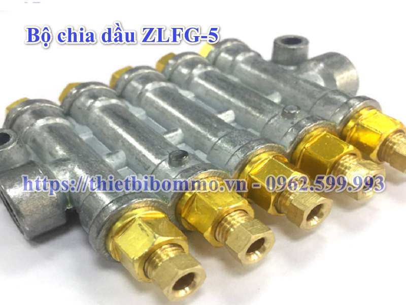 Bộ chia dầu ZLFG-5 ổ cắm - Tùy chỉnh tự động hệ thống bôi trơn dầu