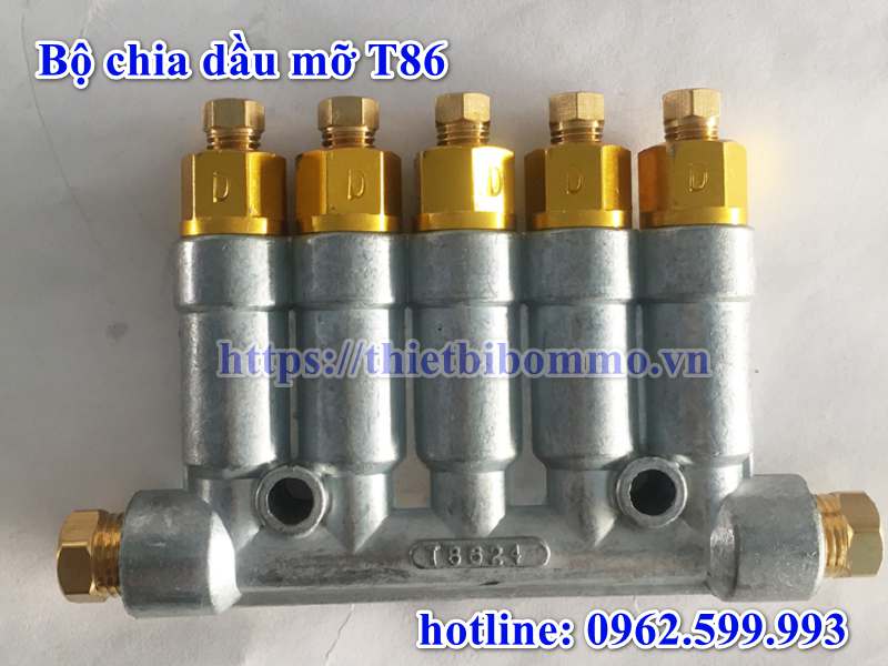 Bộ chia dầu T86 Tùy Chỉnh tốc độ dòng chảy 0.60 ML