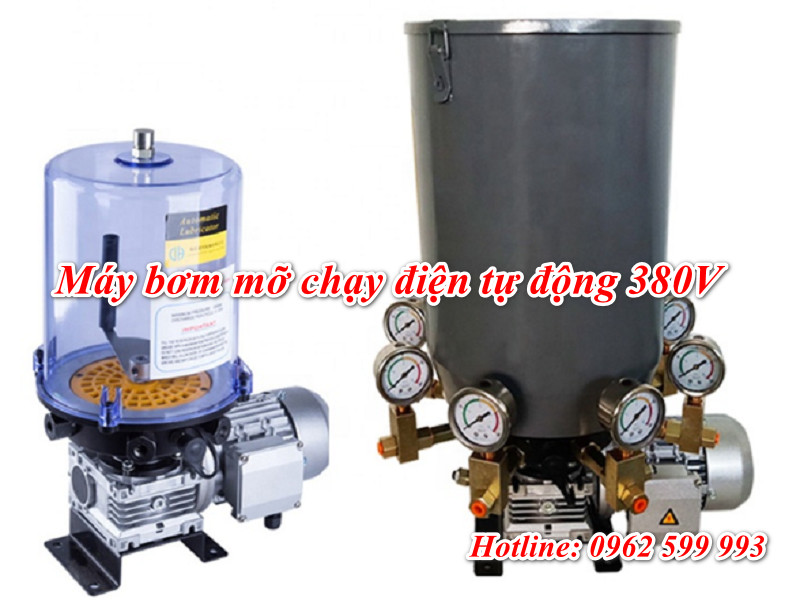 Máy bơm mỡ tự động chạy điện 380V DBT 15L chất lượng cao