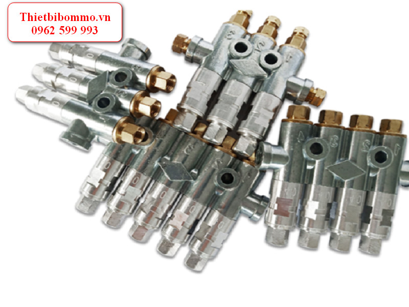 Bộ chia dầu SJM dành cho hệ thống bôi trơn tập chung