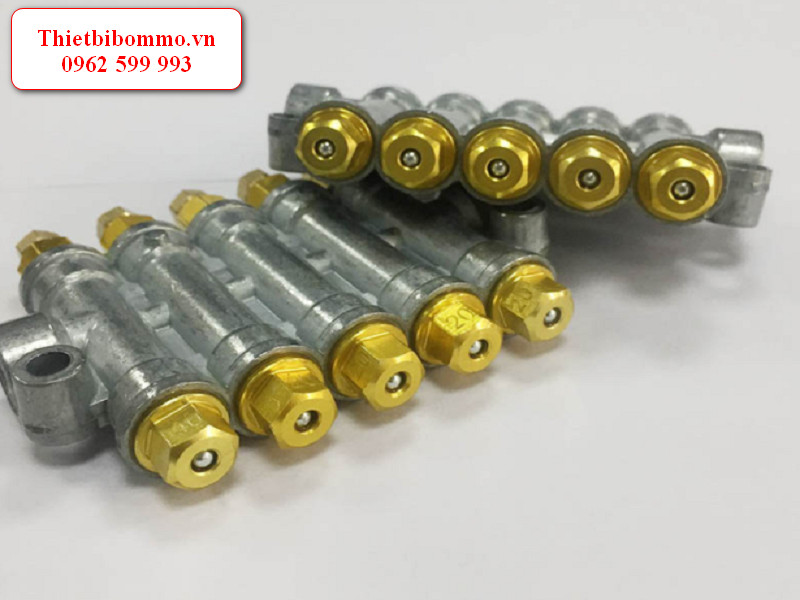 Bộ chia dầu bôi trơn ZLFG cho hệ thống bôi trơn tập trung
