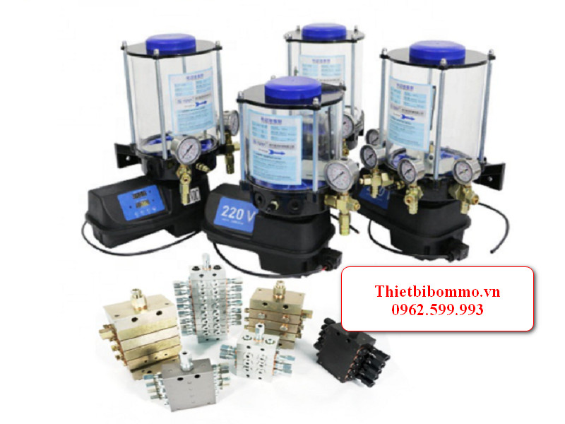 máy bơm mỡ bôi trơn tự động JIANHE