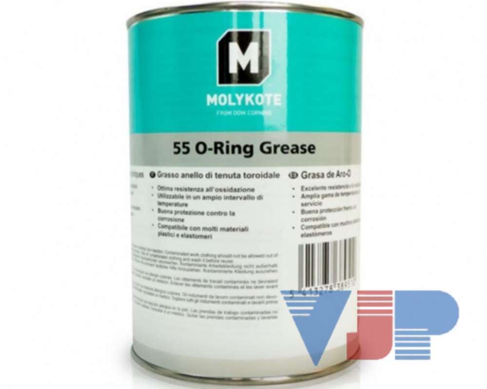 Dow MOLYKOTE ™ 55 O-Ring Greas Off-White là một loại mỡ mềm dựa trên silicon được sử dụng để bôi trơn các vòng chữ O