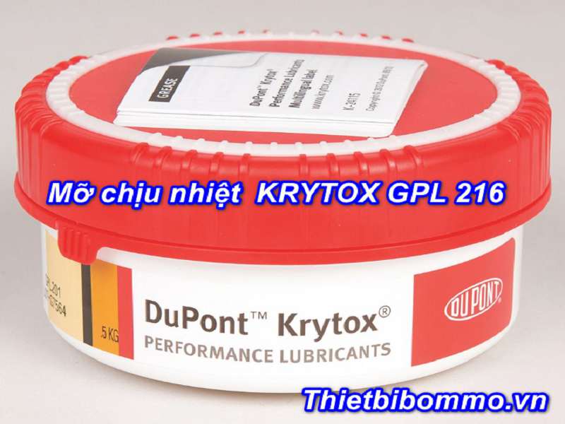 Tại sao nên sử dụng mỡ chịu nhiệt  KRYTOX GPL 216 ?