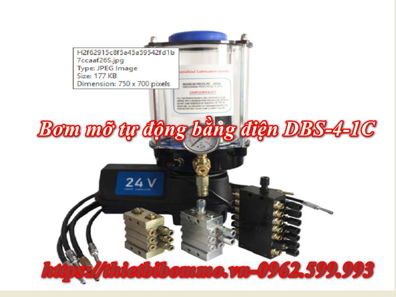 Bơm mỡ bằng điện DBS-4-1C/220V cùng 9 Đặc điểm kỹ thuật nổi bật